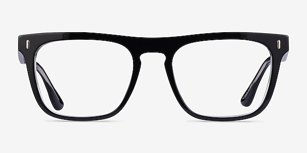 Canteen Black Clear Acetate Eyeglass Frames
