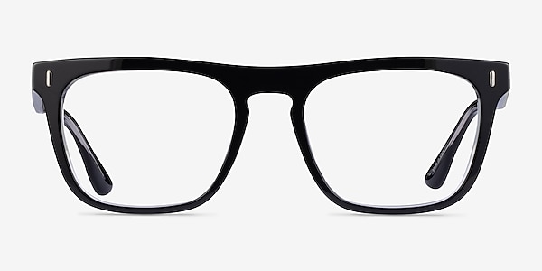 Canteen Black Clear Acétate Montures de lunettes de vue