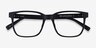 Alder Matte Black PlasticEyeglass Frames from EyeBuyDirect, Closed View