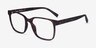 Alder Matte Tortoise PlasticEyeglass Frames from EyeBuyDirect, Angle View