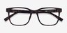 Alder Matte Tortoise PlasticEyeglass Frames from EyeBuyDirect, Closed View