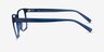 Alder Clear Blue Eco-friendlyEyeglass Frames from EyeBuyDirect, Side View