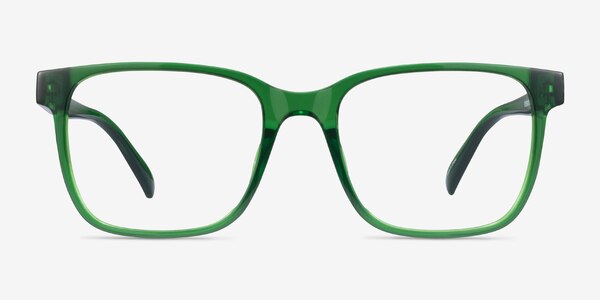 Alder Clear Green Eco-friendly Eyeglass Frames