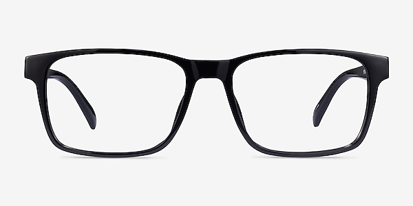 Beech Black Plastic Eyeglass Frames