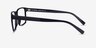 Beech Black PlasticEyeglass Frames from EyeBuyDirect, Side View
