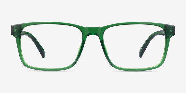 Beech Clear Green Eco-friendly Eyeglass Frames