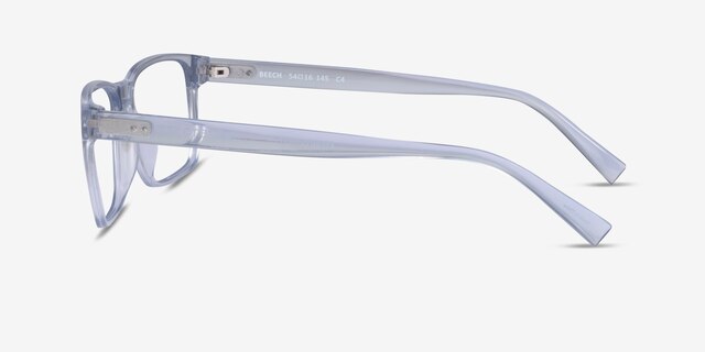 Beech Clear PlasticEyeglass Frames from EyeBuyDirect, Side View