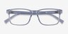 Beech Clear PlasticEyeglass Frames from EyeBuyDirect, Closed View