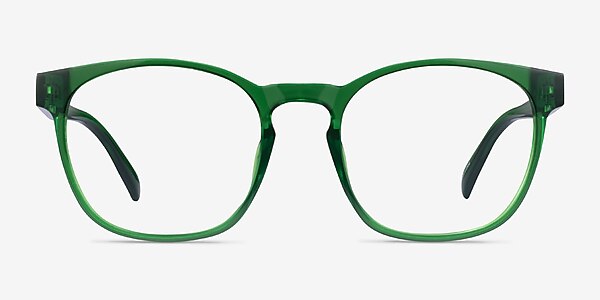 Oakwood Clear Green Eco-friendly Eyeglass Frames