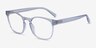 Oakwood Clear Eco-friendlyEyeglass Frames from EyeBuyDirect, Angle View