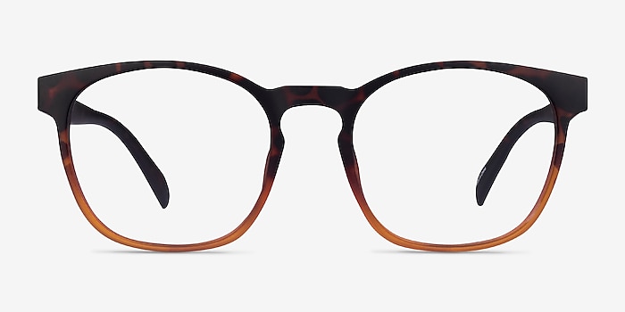 Oakwood Matte Tortoise Brown Eco-friendly Eyeglass Frames from EyeBuyDirect
