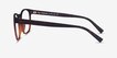 Oakwood Matte Tortoise Brown PlasticEyeglass Frames from EyeBuyDirect, Side View