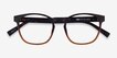 Oakwood Matte Tortoise Brown PlasticEyeglass Frames from EyeBuyDirect, Closed View