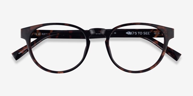 Hawthorne Tortoise Eco-friendlyEyeglass Frames from EyeBuyDirect, Closed View