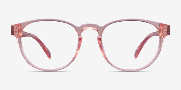 Hawthorne Round Clear Nude Glasses for Women | Eyebuydirect