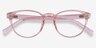 Hawthorne Clear Nude PlasticEyeglass Frames from EyeBuyDirect, Closed View
