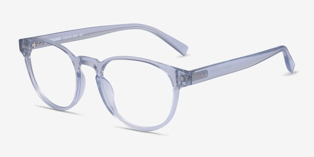 Hawthorne Clear PlasticEyeglass Frames from EyeBuyDirect, Angle View