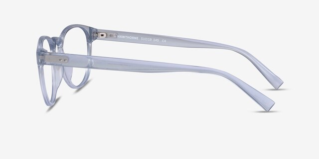 Hawthorne Clear PlasticEyeglass Frames from EyeBuyDirect, Side View