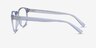 Hawthorne Clear PlasticEyeglass Frames from EyeBuyDirect, Side View