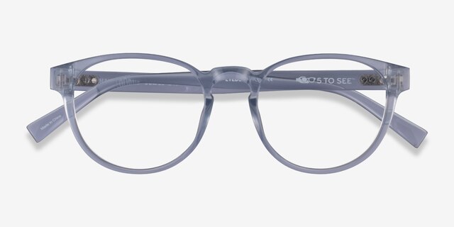 Hawthorne Clear PlasticEyeglass Frames from EyeBuyDirect, Closed View