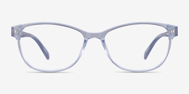 Juniper Clear PlasticEyeglass Frames from EyeBuyDirect, Front View