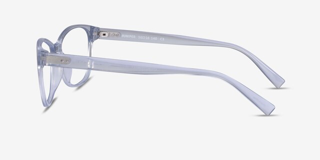 Juniper Clear PlasticEyeglass Frames from EyeBuyDirect, Side View