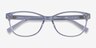 Juniper Clear PlasticEyeglass Frames from EyeBuyDirect, Closed View