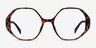 Cypress Tortoise PlasticEyeglass Frames from EyeBuyDirect, Front View