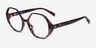 Cypress Tortoise PlasticEyeglass Frames from EyeBuyDirect, Angle View