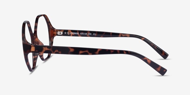Cypress Tortoise PlasticEyeglass Frames from EyeBuyDirect, Side View