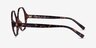 Cypress Tortoise PlasticEyeglass Frames from EyeBuyDirect, Side View