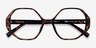 Cypress Tortoise PlasticEyeglass Frames from EyeBuyDirect, Closed View