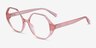 Cypress Clear Nude Eco-friendlyEyeglass Frames from EyeBuyDirect, Angle View