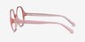 Cypress Clear Nude Eco-friendlyEyeglass Frames from EyeBuyDirect, Side View