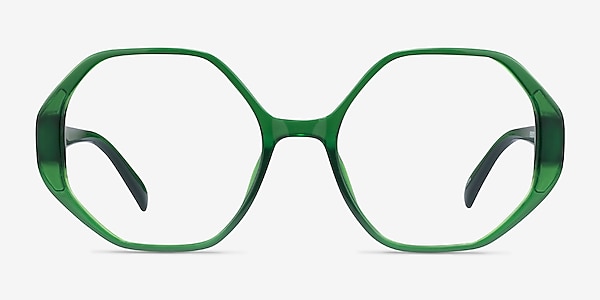 Cypress Clear Green Plastique Montures de lunettes de vue