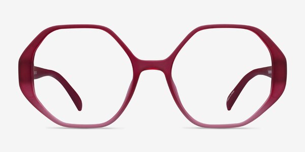 Cypress Matte Red Éco-responsable Montures de lunettes de vue