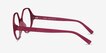Cypress Matte Red PlasticEyeglass Frames from EyeBuyDirect, Side View