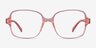 Poplar Clear Nude Eco-friendlyEyeglass Frames from EyeBuyDirect, Front View