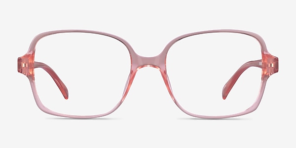 Poplar Clear Nude Plastic Eyeglass Frames