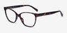 Almond Écailles PlastiqueMontures de lunettes de vue d'EyeBuyDirect, Vue d'Angle
