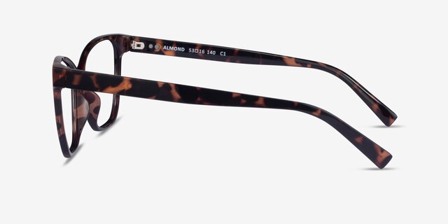 Almond Écailles PlastiqueMontures de lunettes de vue d'EyeBuyDirect, Vue de Côté