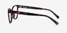 Almond Écailles PlastiqueMontures de lunettes de vue d'EyeBuyDirect, Vue de Côté