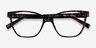 Almond Écailles PlastiqueMontures de lunettes de vue d'EyeBuyDirect, Vue Rapprochée