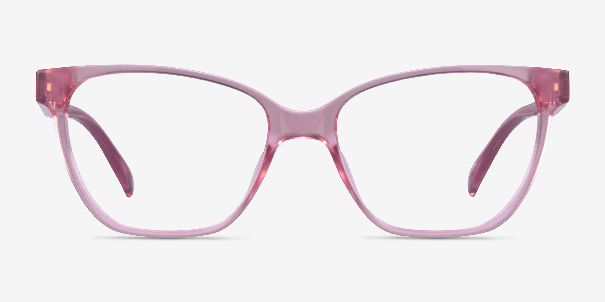 Almond Cat Eye Clear Pink Glasses for Women EyeBuyDirect