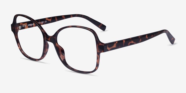 Arolla Tortoise PlasticEyeglass Frames from EyeBuyDirect, Angle View