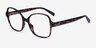 Arolla Tortoise PlasticEyeglass Frames from EyeBuyDirect, Angle View