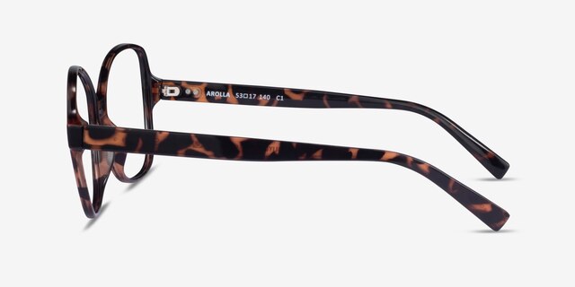Arolla Tortoise PlasticEyeglass Frames from EyeBuyDirect, Side View