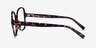 Arolla Tortoise PlasticEyeglass Frames from EyeBuyDirect, Side View
