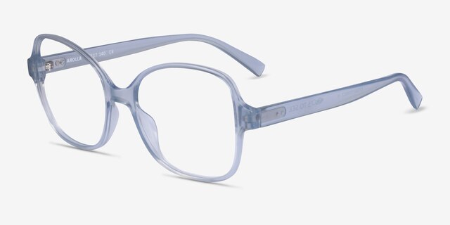 Arolla Clear Eco-friendlyEyeglass Frames from EyeBuyDirect, Angle View