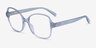 Arolla Clear Eco-friendlyEyeglass Frames from EyeBuyDirect, Angle View